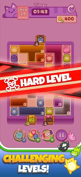 Drop the Cat game levels 1-50 walkthrough with puzzle solutions
